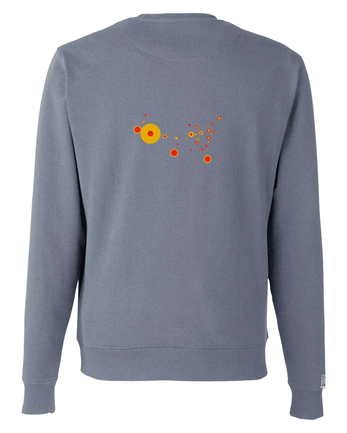 the map - embroidered sweatshirt