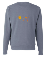 the map - embroidered sweatshirt