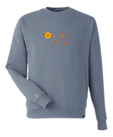 the map - embroidered sweatshirt