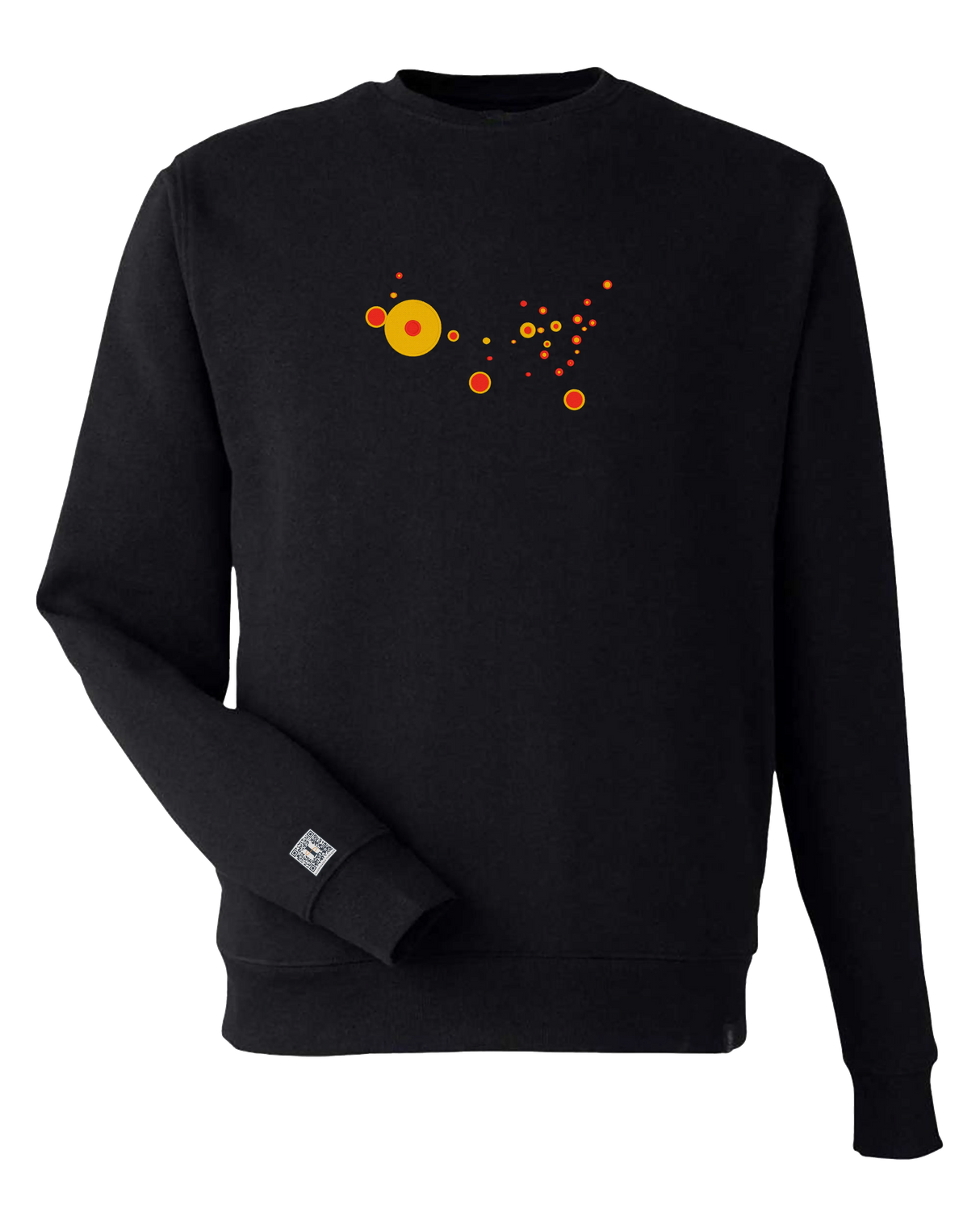 the map - embroidered sweatshirt
