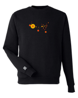 the map - embroidered sweatshirt