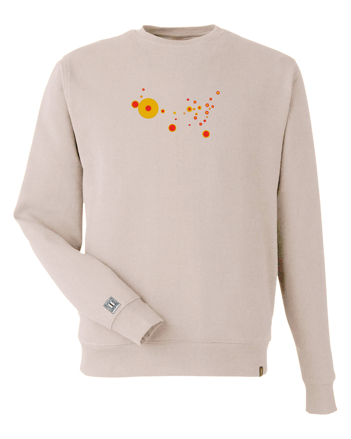 the map - embroidered sweatshirt