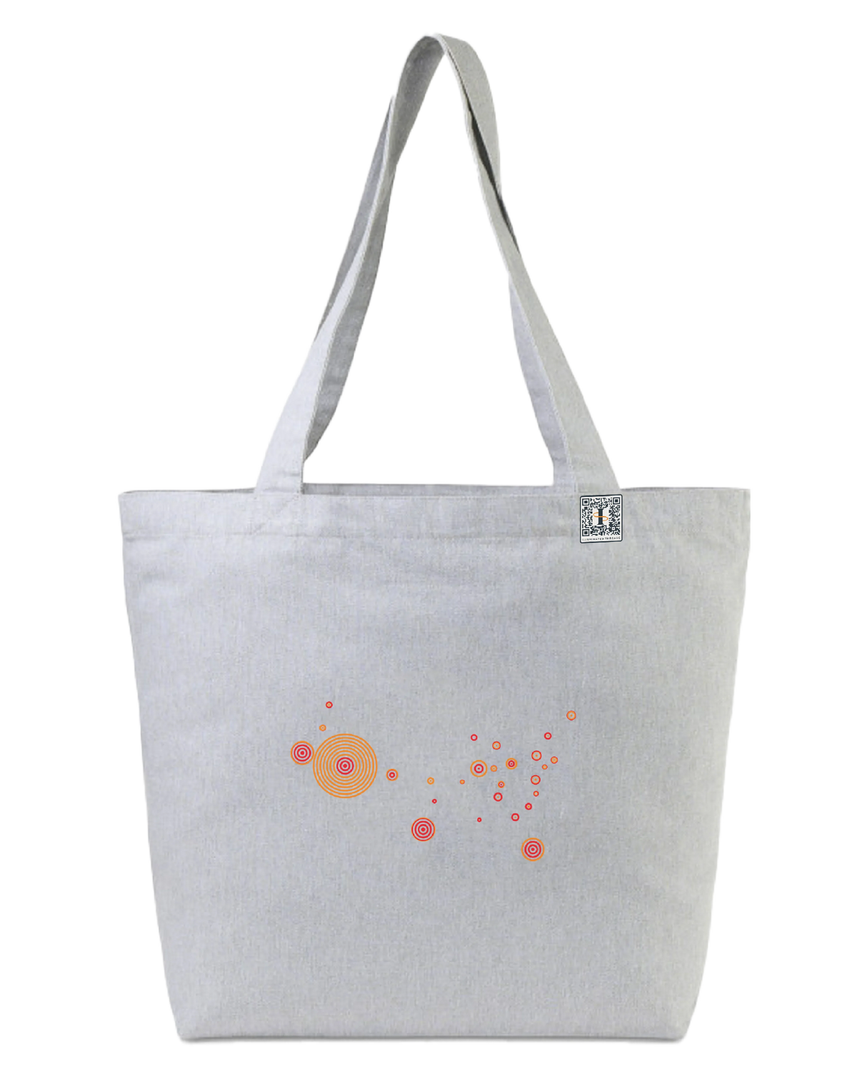 the map - printed large tote bag