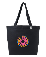 the pride - embroidered large tote bag