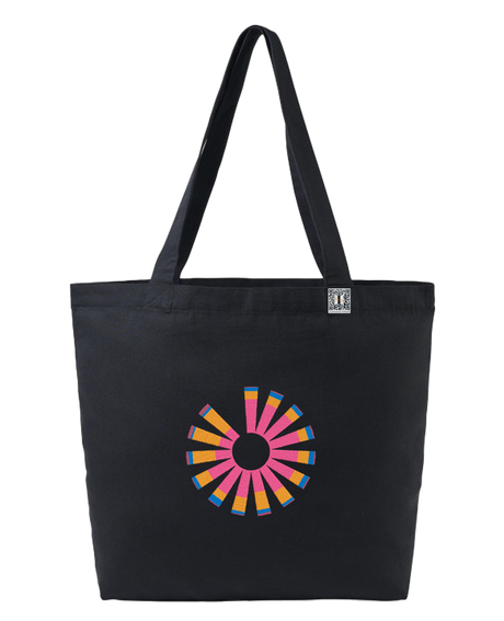 the pride - embroidered large tote bag