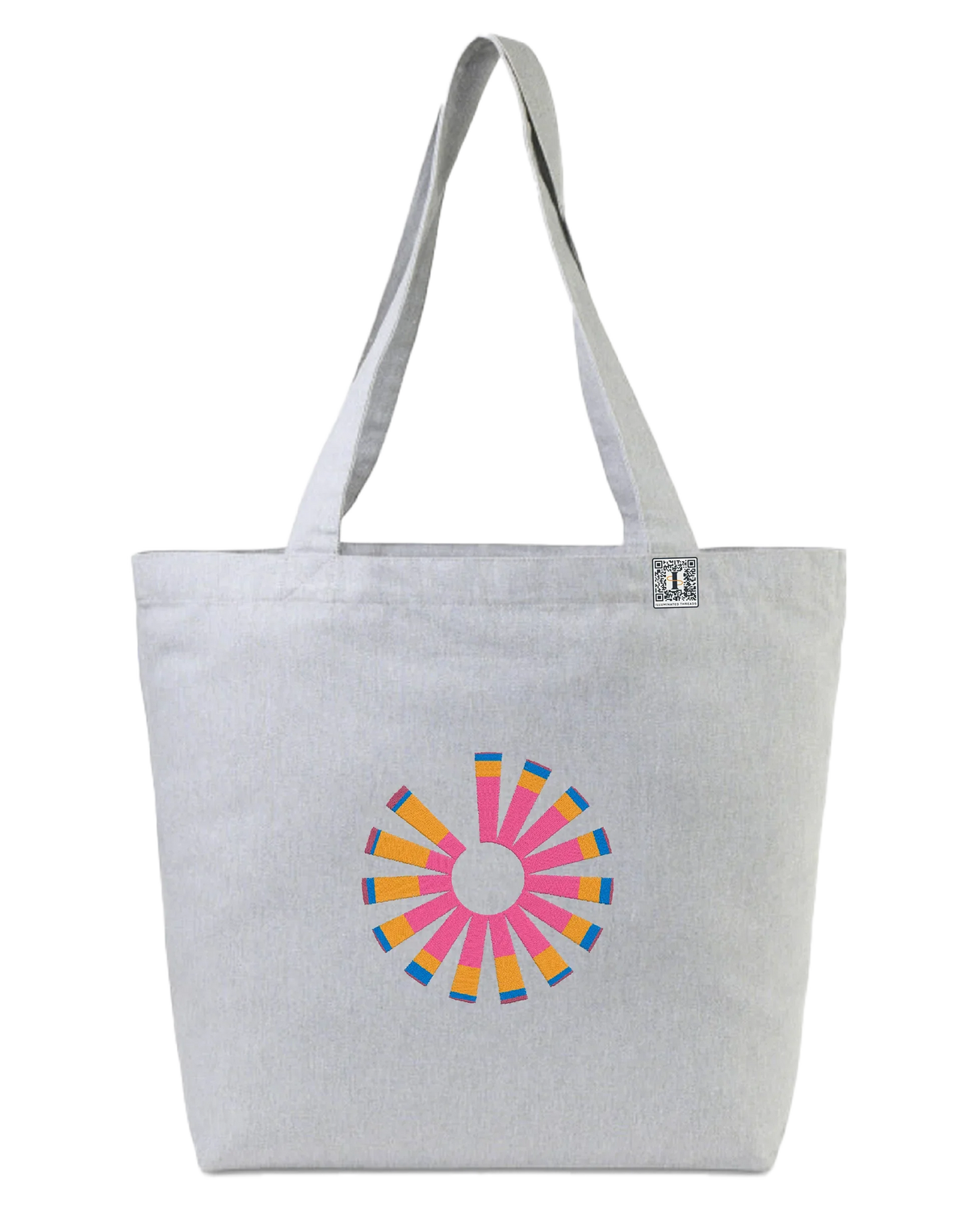 the pride - embroidered large tote bag