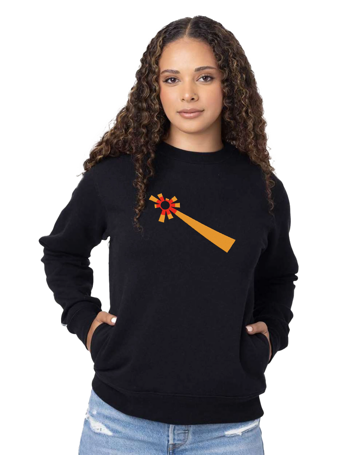 the reoccurrence - embroidered sweatshirt