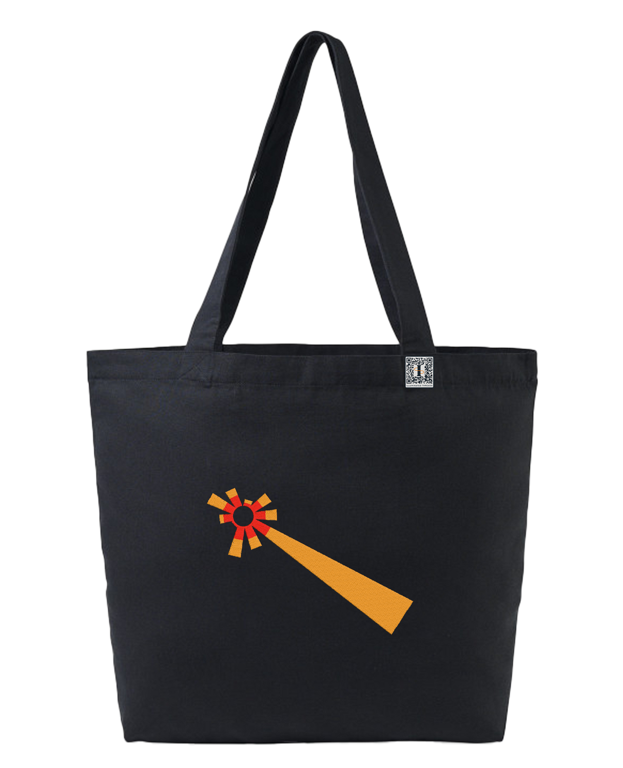 the reoccurrence - embroidered large tote bag