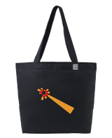 the reoccurrence - embroidered large tote bag