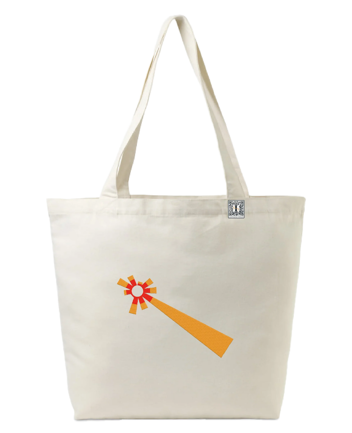 the reoccurrence - embroidered large tote bag