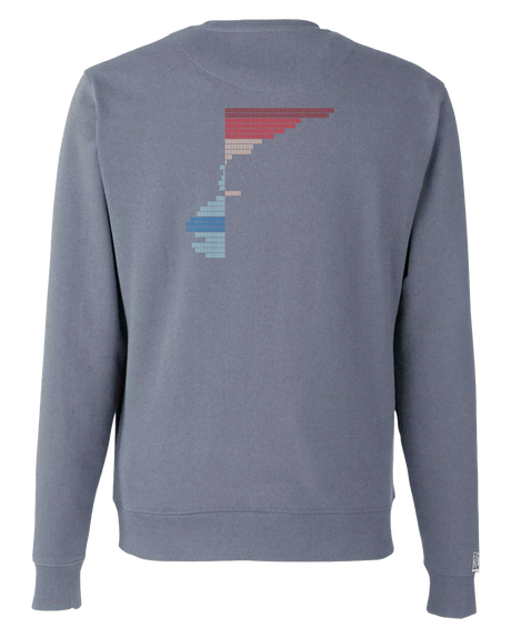 the rise - printed sweatshirt | Climate Change Visualized