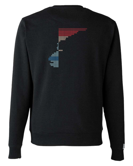 the rise - printed sweatshirt | Climate Change Visualized