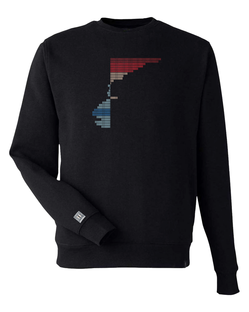 the rise - printed sweatshirt | Climate Change Visualized