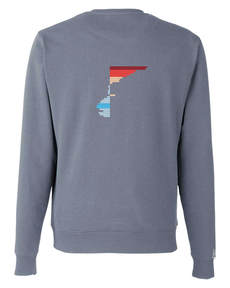 the rise - embroidered sweatshirt | Climate Change Visualized