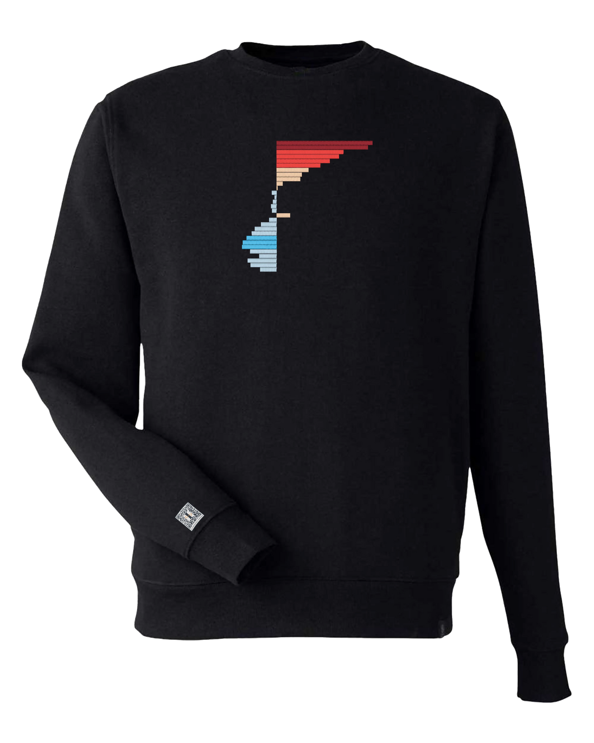 the rise - embroidered sweatshirt