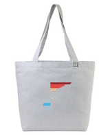 the rise - embroidered large tote bag