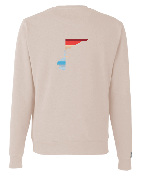 the rise - embroidered sweatshirt | Climate Change Visualized