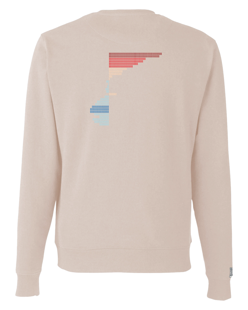 the rise - printed sweatshirt | Climate Change Visualized