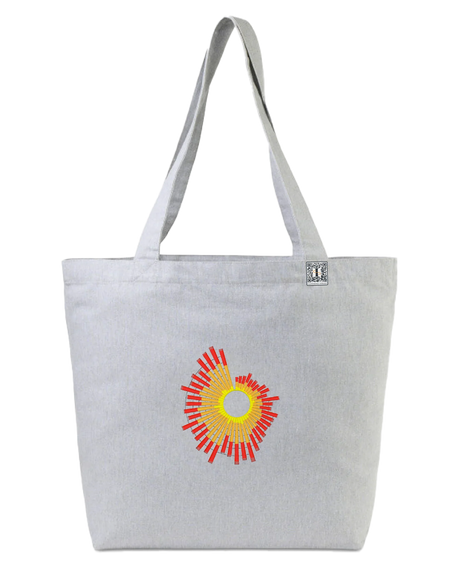 the surge - embroidered large tote bag