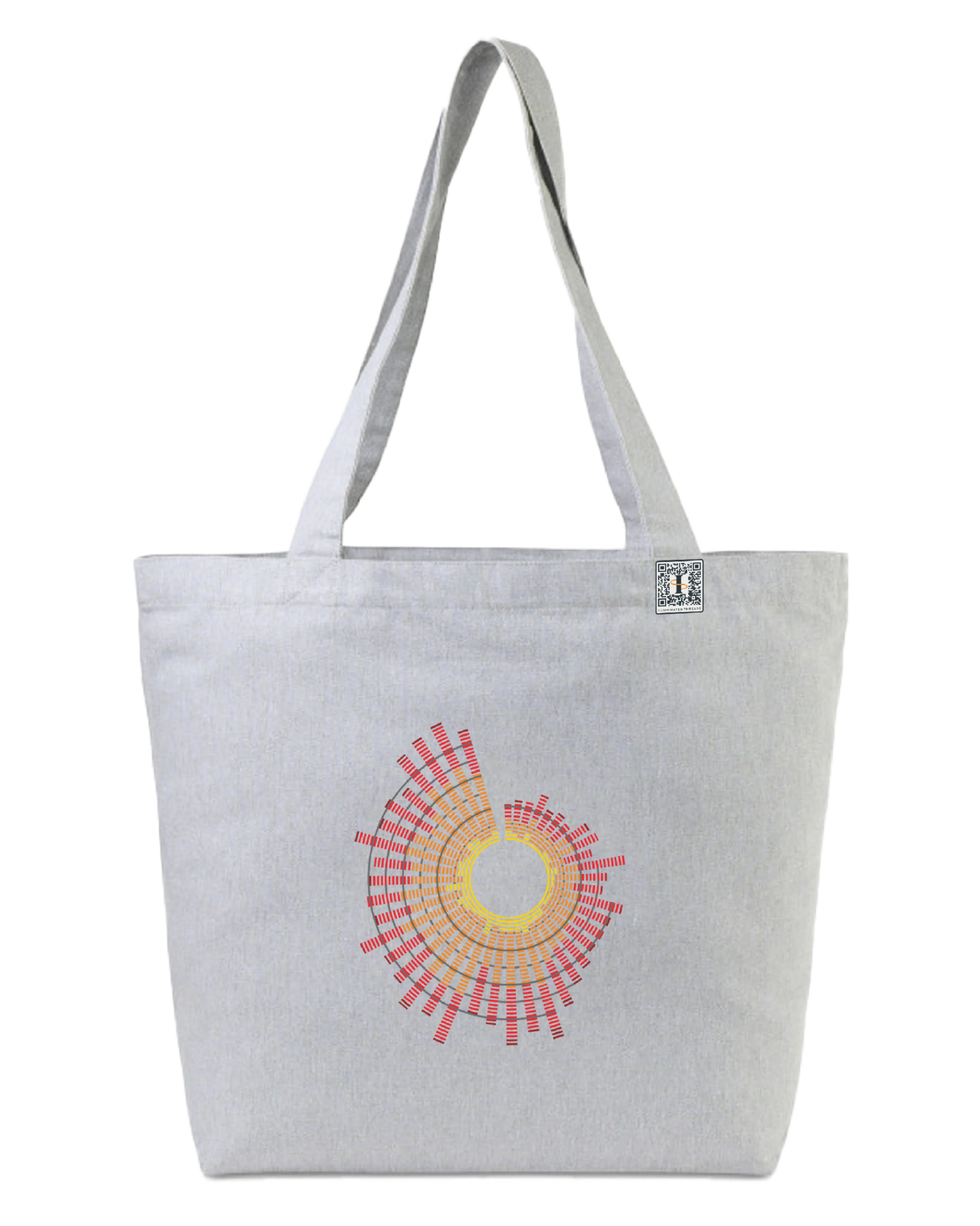 the surge - printed large tote bag