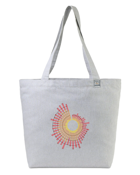 the surge - printed large tote bag